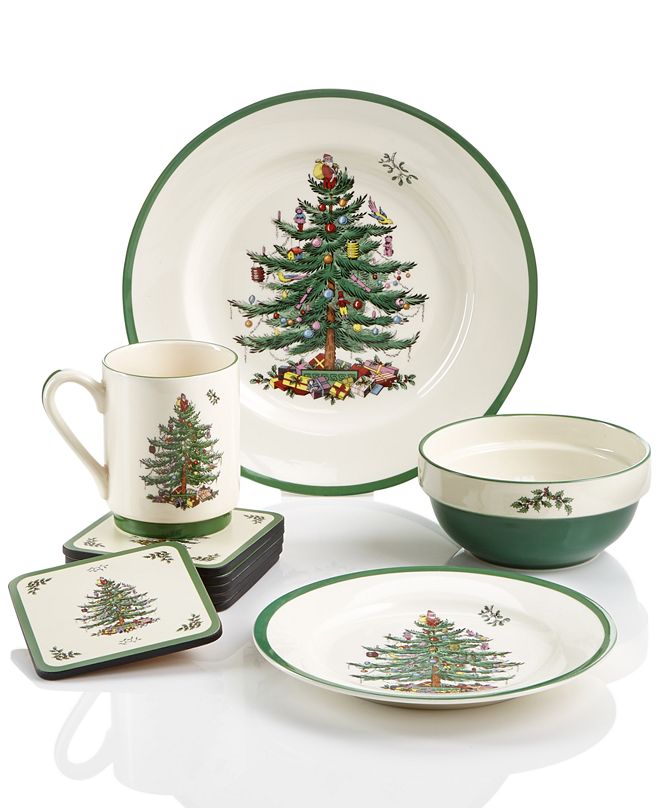 Spode Christmas Tree Sets Collection & Reviews - Dinnerware - Dining ...