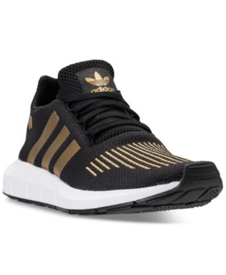 black and gold swift run adidas