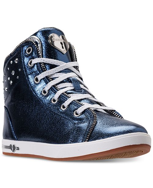 Skechers Big Girls Shoutouts Ritzy Zips High Top Casual