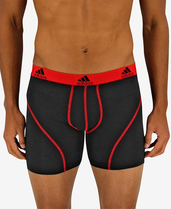 adidas Men's Climalite 2 Pack Boxer Brief & Reviews Underwear & Socks
