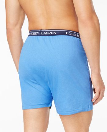 Polo Ralph Lauren Men's 5 Pack Cotton Knit Boxers - Macy's