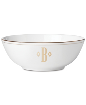 Lenox Federal Gold Monogram Place Setting Bowl Block Letters