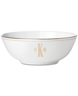 Lenox Federal Gold Monogram Place Setting Bowl Block Letters
