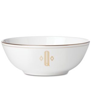 Lenox Federal Gold Monogram Place Setting Bowl Block Letters