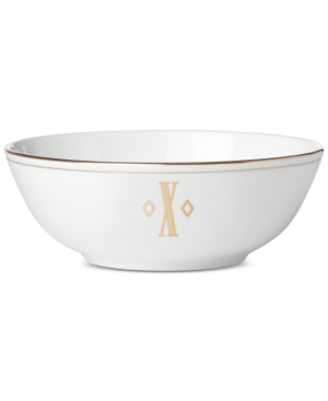 Lenox Federal Gold Monogram Place Setting Bowl Block Letters