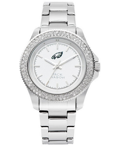 Jack Mason Women's Philadelphia Eagles Glitz Sport Bracelet Watch
