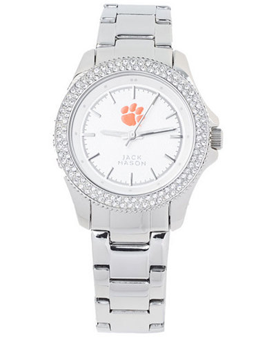Jack Mason Women's Clemson Tigers Glitz Sport Bracelet Watch