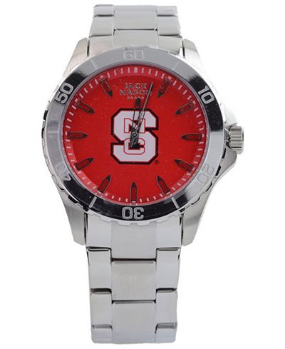 Jack Mason Men's North Carolina State Wolfpack Color Sport Bracelet Watch