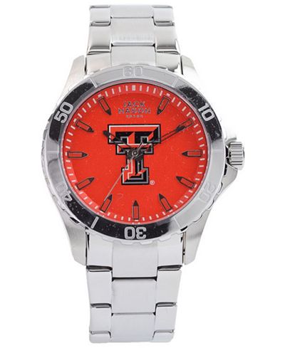 Jack Mason Men's Texas Tech Red Raiders Color Sport Bracelet Watch