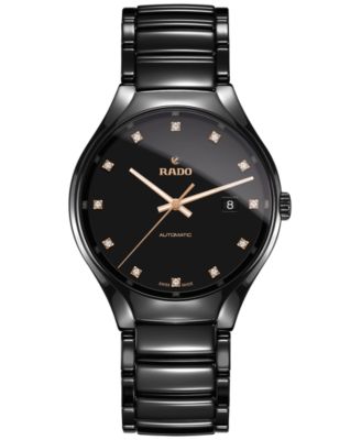 rado watch black diamond