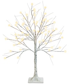 3-Ft. Decorative LED Birch Tree