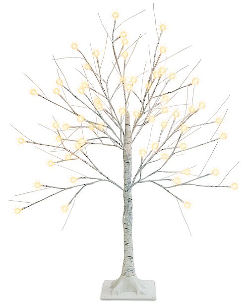 Mr Christmas 3 Ft Decorative Led Birch Tree Reviews All