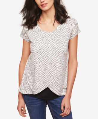 Motherhood Maternity - Tiered Nursing Top