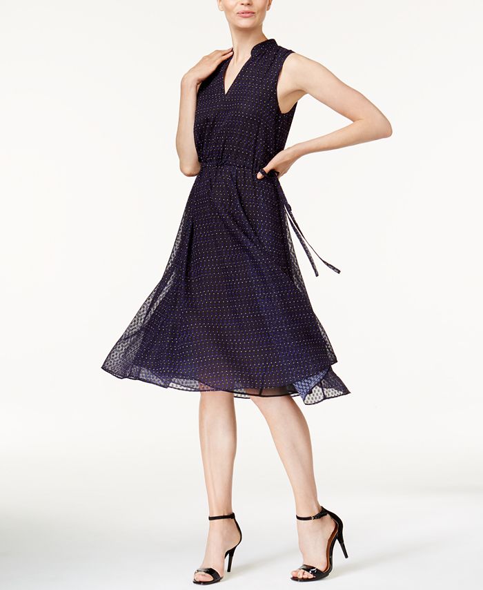 Anne Klein Drawstring ALine Dress Macy's