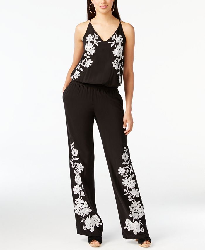 Macy's outlet floral jumpsuit