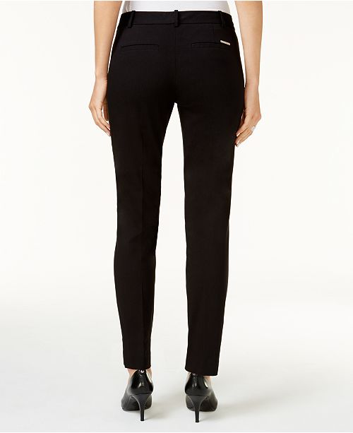 Michael Kors Miranda Stretch Slim-Leg Pants in Regular & Petite Sizes ...
