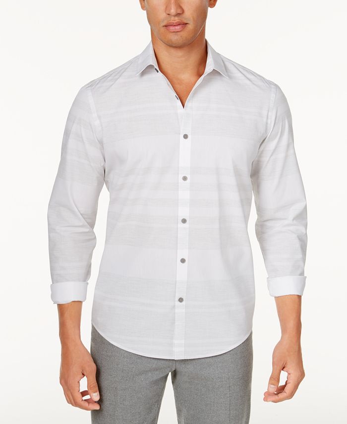 Alfani Men's Stripe Shirt, Created for Macy's - Macy's