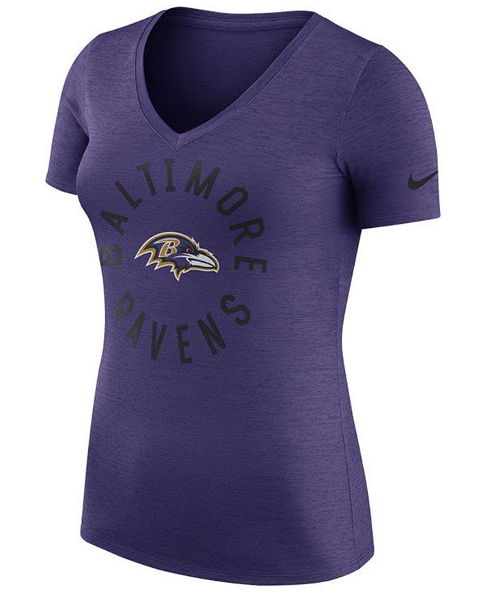 Nike Women's Baltimore Ravens Dri-Fit Touch T-Shirt & Reviews - Sports ...
