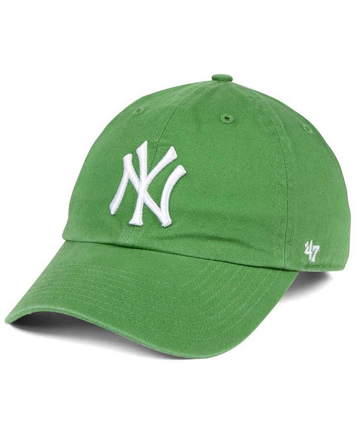 '47 Brand New York Yankees Fatigue Green CLEAN UP Cap - Macy's