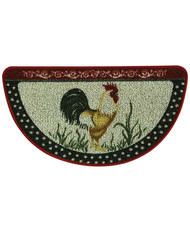 Bacova Cocka Doodle Doo 18" x 31.5" Berber Slice Kitchen ...