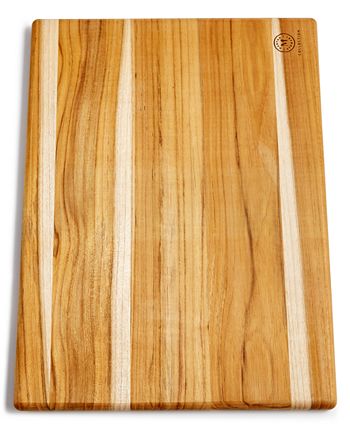 Martha Stewart Collection Round End Grain Teak 14 x 1.25 Cutting Board,  Created for Macy's - Macy's