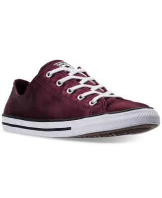 Converse Women's Chuck Taylor Dainty Satin Casual Sneakers from Finish ...