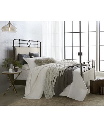 Furniture - Portos Metal Queen Bed