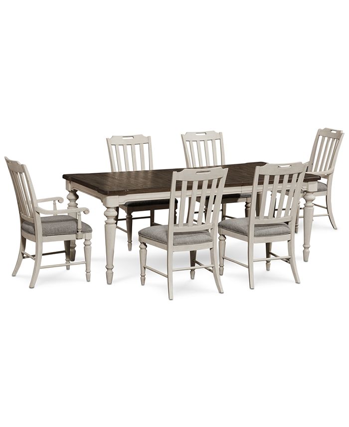 Furniture Barclay Expandable Dining Furniture, 7Pc. Set (Dining Table
