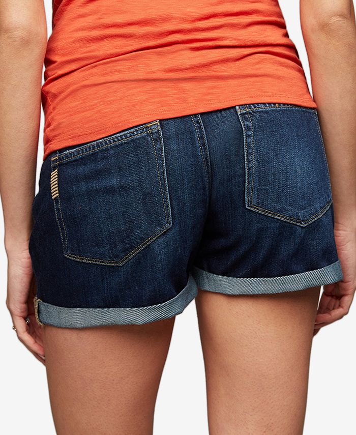 Paige Maternity Cuffed Denim Shorts Macy's