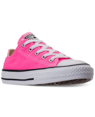 Converse - Little Girls' Chuck Taylor Ox Casual Sneakers from Finish Line
