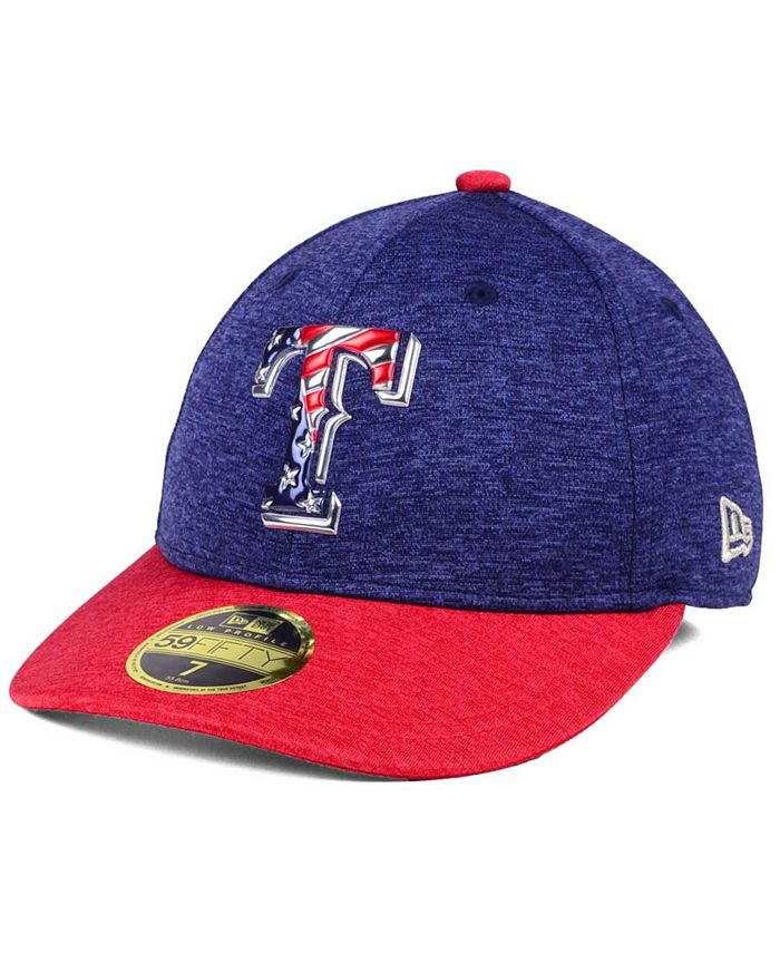 New Era Texas Rangers Low Profile Stars & Stripes 59FIFTY Cap - Macy's