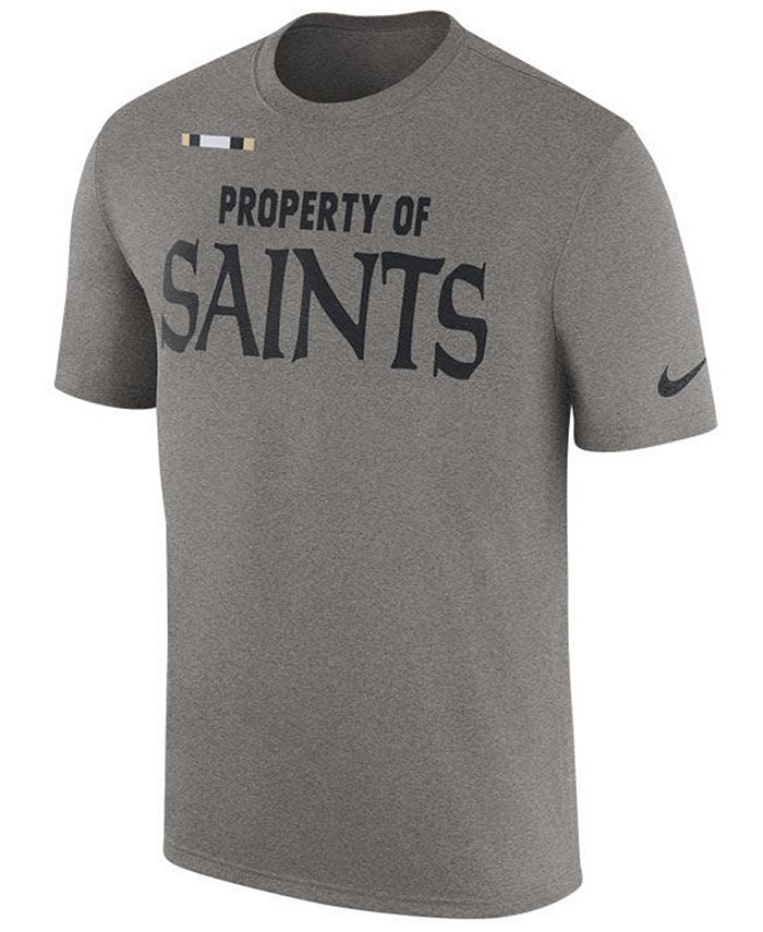 Nike Men's New Orleans Saints Property of Facility T-Shirt - Macy's