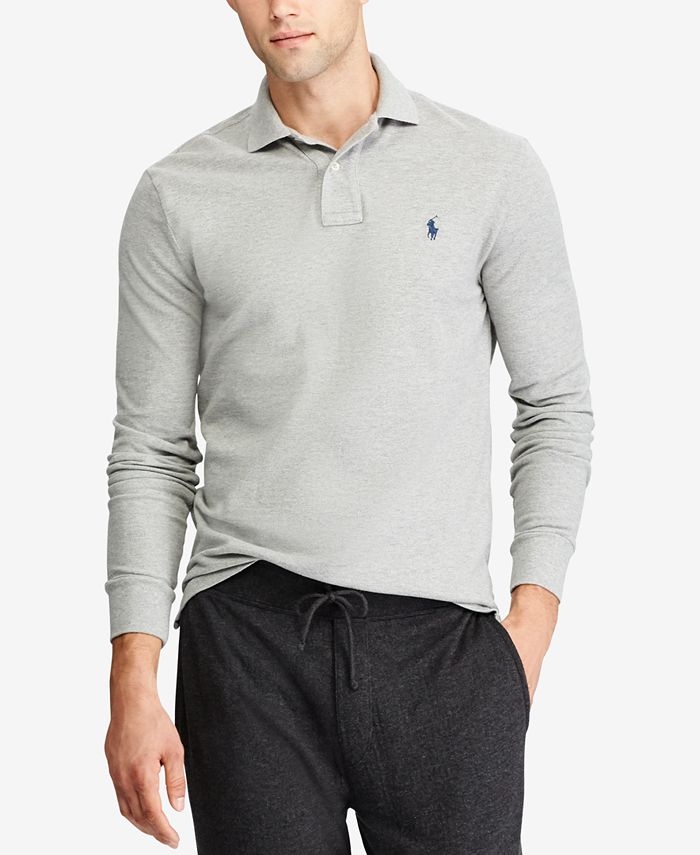 Polo Ralph Lauren Men's Big & Tall Classic-Fit Weathered Long-Sleeve ...