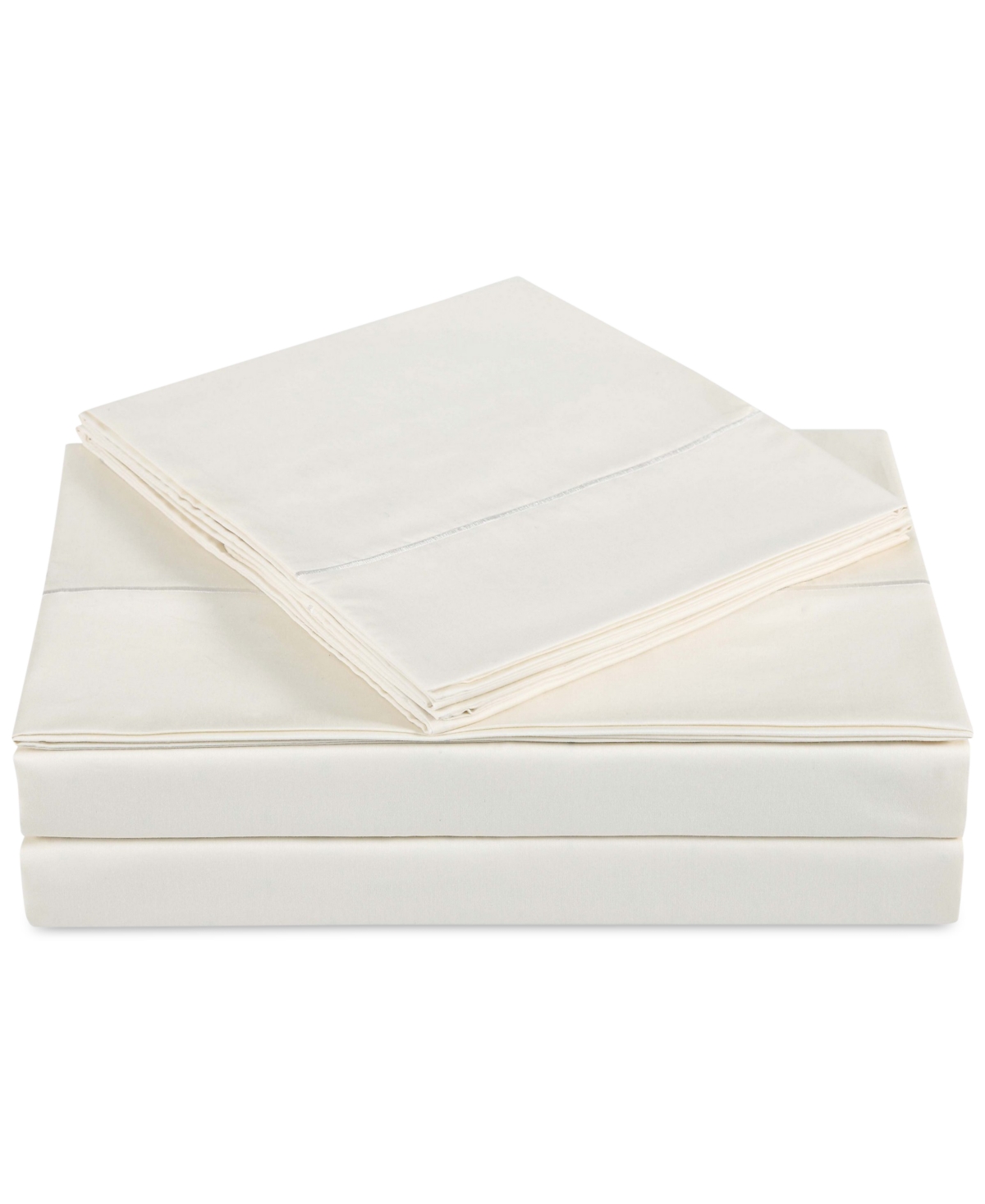 Shop Charisma Classic Solid 310 Thread Count Cotton Sateen 4-pc. Sheet Set, California King In Almond Milk