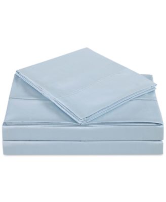 Charisma - Classic Cotton Sateen 310-Thread Count 4-Pc. Solid Full Sheet Set