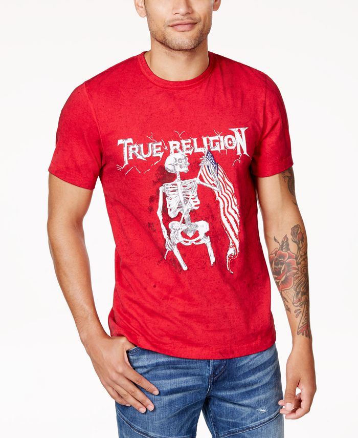 True Religion Men's Graphic-Print T-Shirt & Reviews - T-Shirts - Men ...