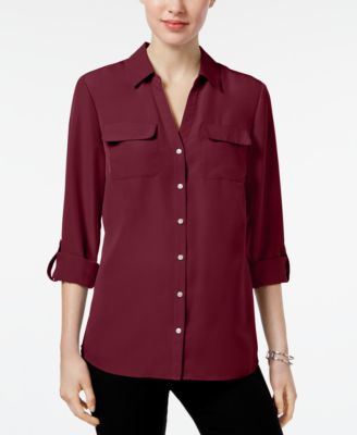 Charter Club - Petite Utility Blouse
