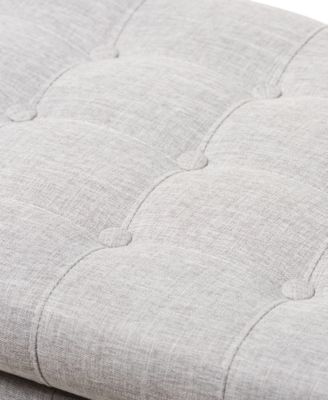 Kaylee Button-Tufted Storage Ottoman Bench