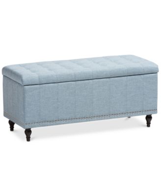 Kaylee Button-Tufted Storage Ottoman Bench
