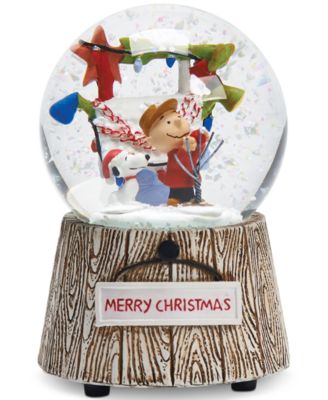 Roman - Charlie Brown & Snoopy Musical Snow Globe