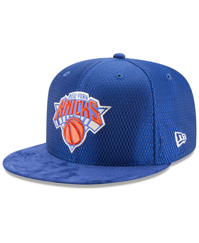 New Era New York Knicks On-Court Collection Draft 9FIFTY Snapback Cap ...