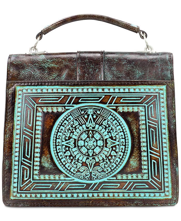 Patricia Nash Stella Turquoise Tooled Leather Shoulder Bag Macy's