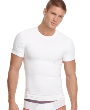 image of 2(x)ist Men-s Shapewear Crew Neck T Shirt