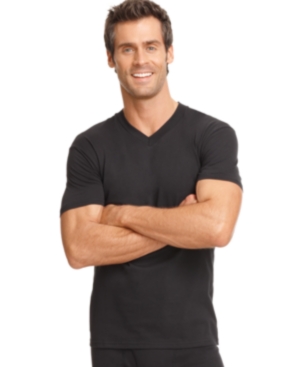 alfani men's underwear tagless v neck Undershirt 3 pack