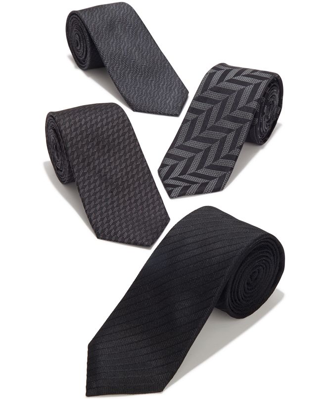 Alfani Men's Black 2.75" Slim Tie, Created for Macy's & Reviews Ties