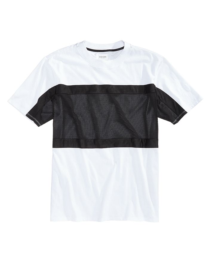 GUESS Men's Mixed Media TShirt Macy's