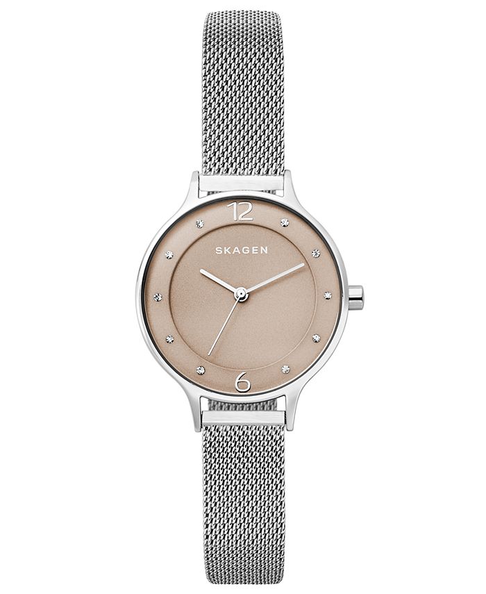 Anita tan leather best sale watch