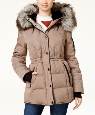 bcbg hooded parka