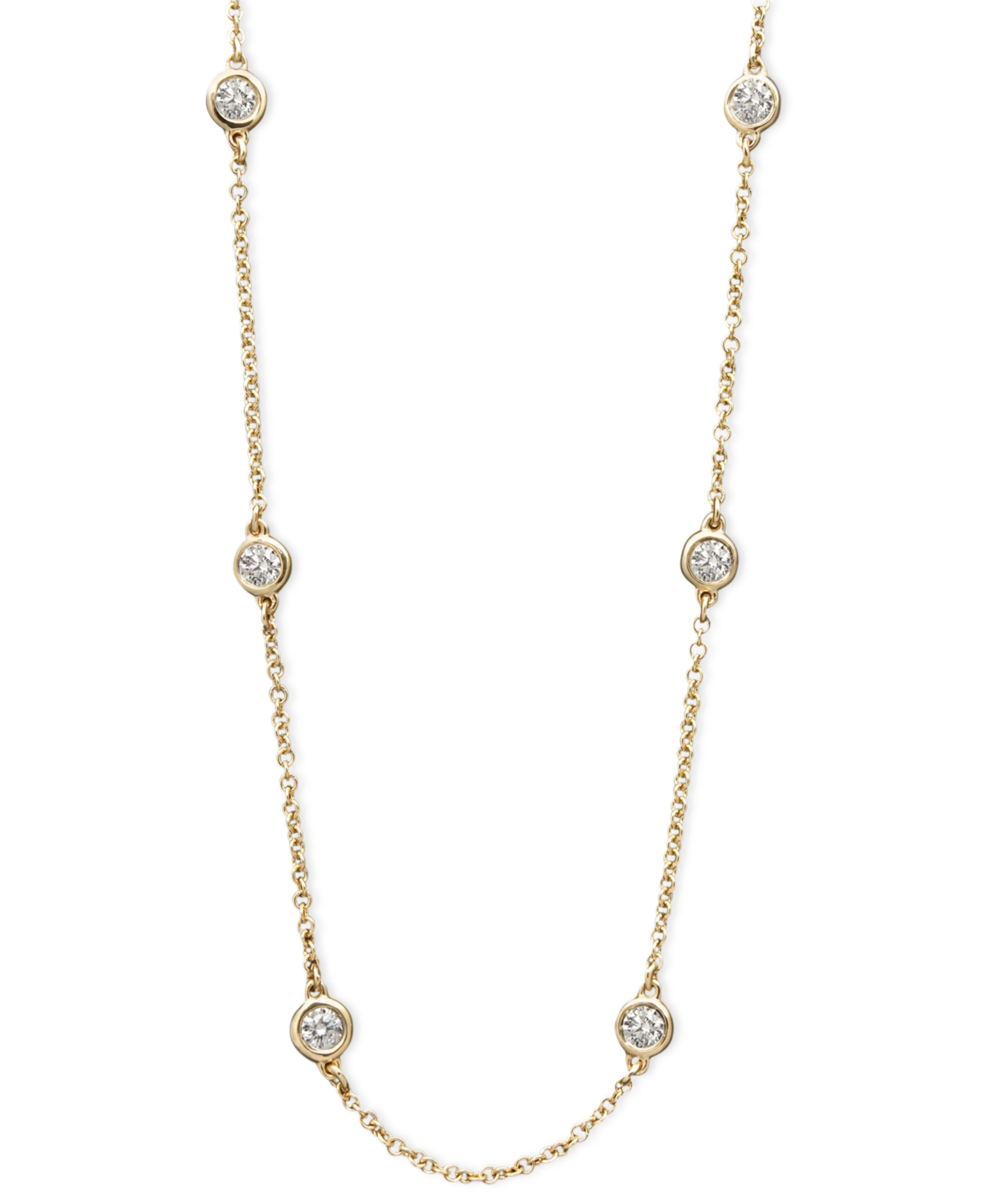Trio by Effy Diamond Seven Station Necklace 16-18