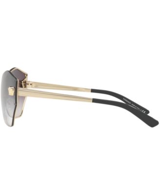 Versace VE2182 Sunglasses VERSACE GLAM Stud Medusa Head 2182 Gray Gradient Gold VE2182  main image 2